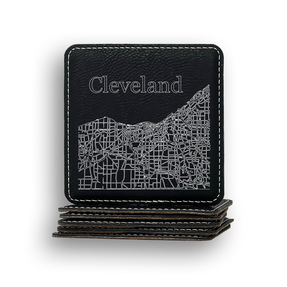 Cleveland Map Coaster