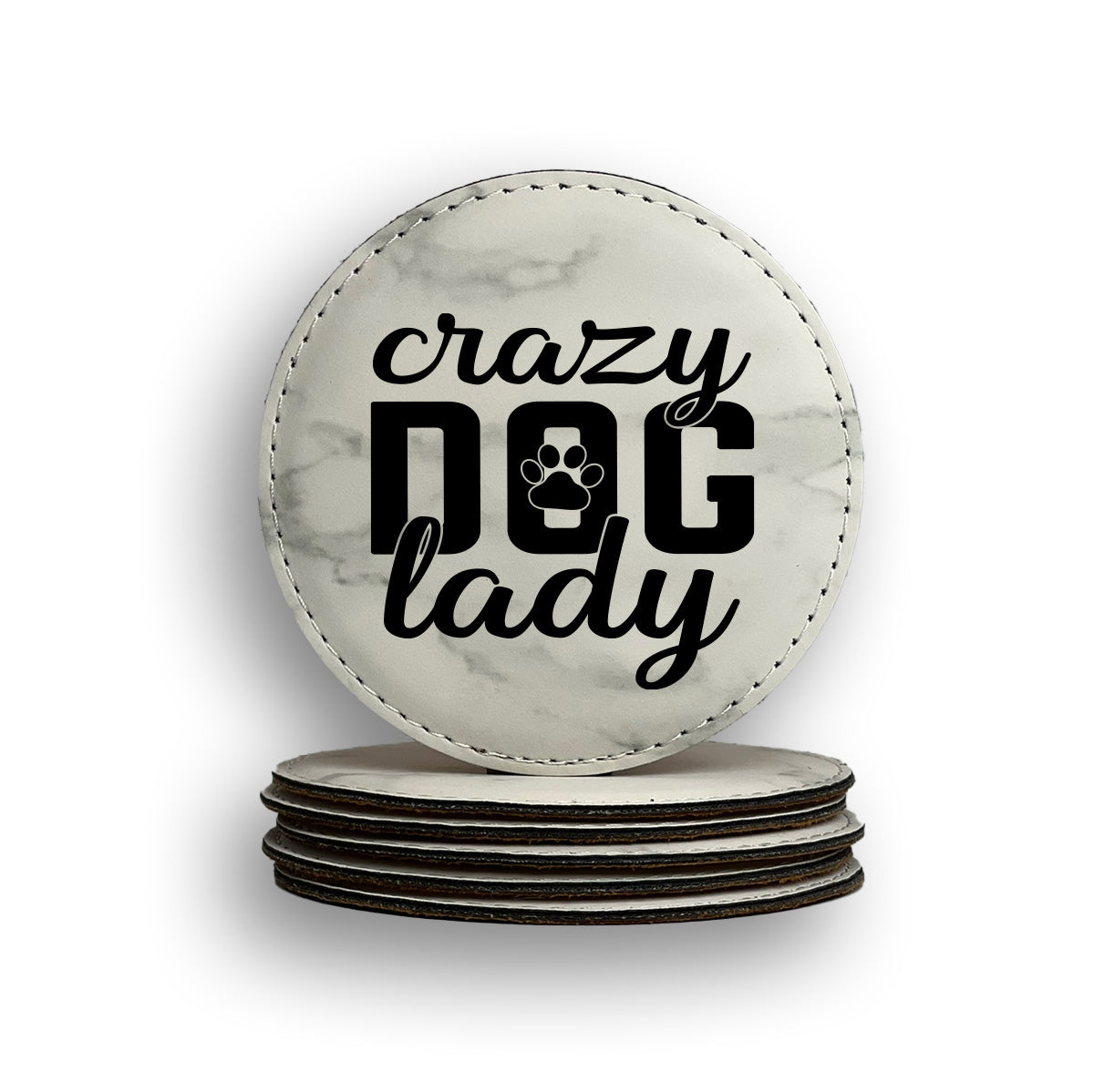 Crazy Dog Lady 2 Coaster