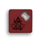 Home Is Where You Set Up Camp Bottle Opener Coaster