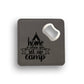 Home Is Where You Set Up Camp Bottle Opener Coaster