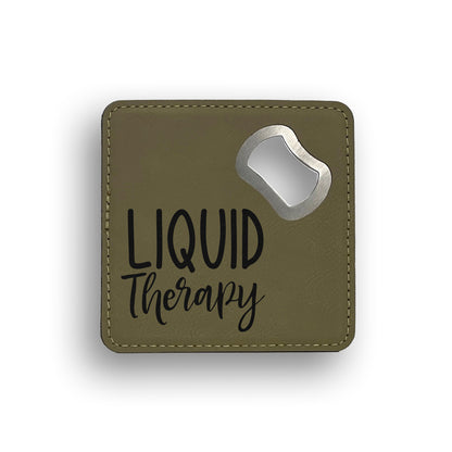 Liquid Therapy Bottle Opener Coaster