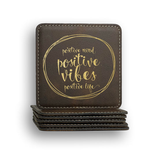 Positive Mind Vibes Coaster