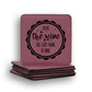 Pour The Wine His Last Name Is Mine Coaster