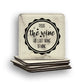 Pour The Wine His Last Name Is Mine Coaster