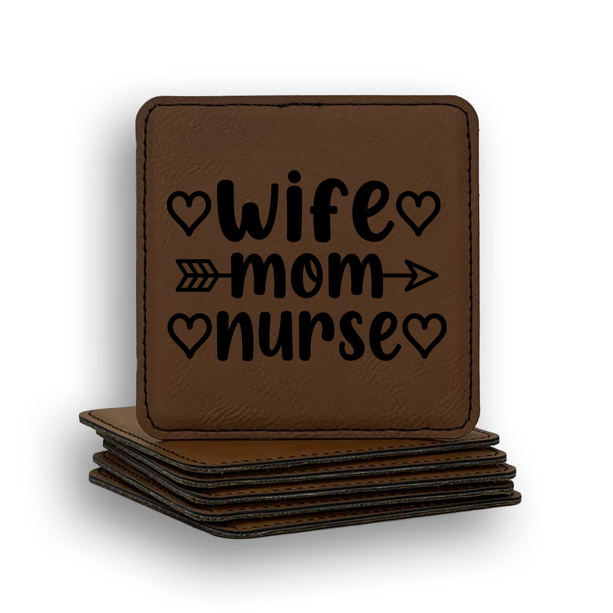 Wife Mom Nurse Coaster