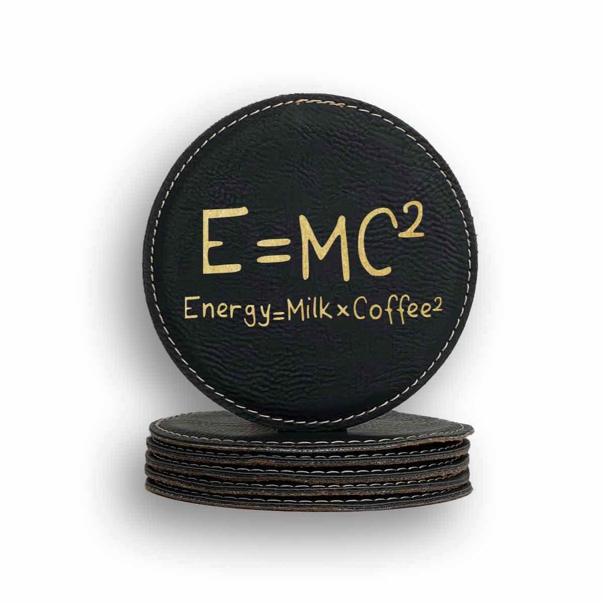 Energy Milk Coffee Coaster