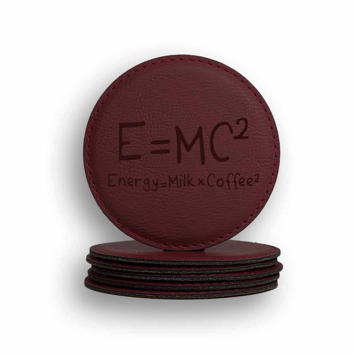 Energy Milk Coffee Coaster